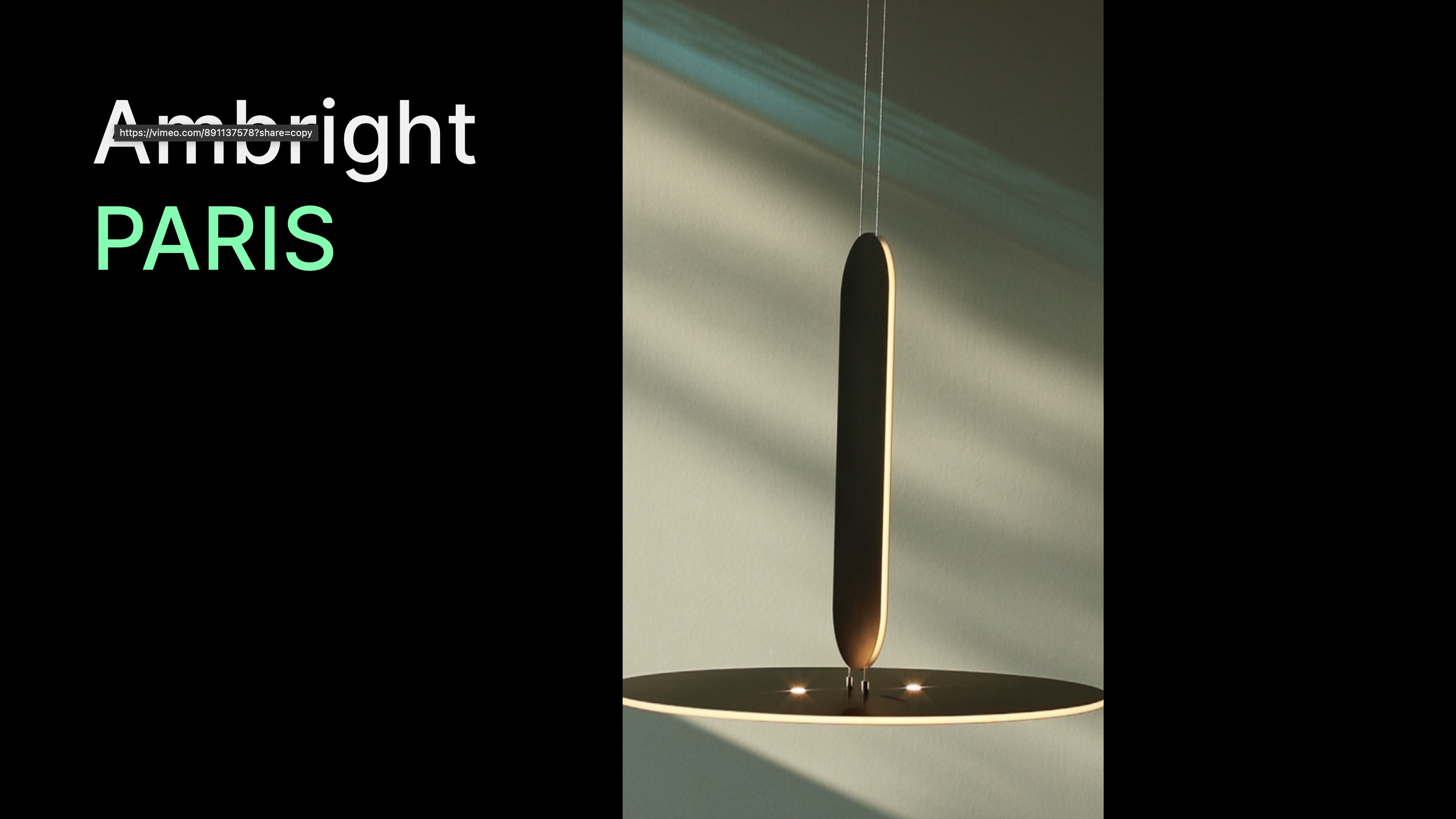 Ambright Paris – Product Reel